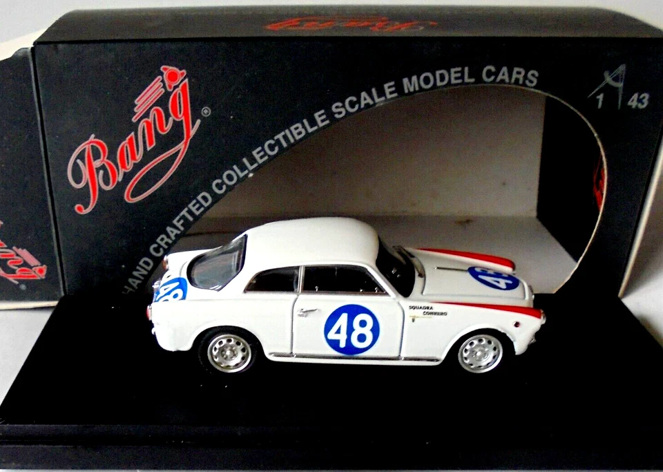 Alfa Romeo Giulietta Sprint 1 t Targa Florio 1960 Bang 1/43 Diecast Modelo 7345 Foto 2 de 3