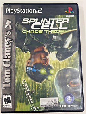 Tom Clancy's Splinter Cell Chaos Theory PS2 PlayStation 2 AD + Reg Card CIB