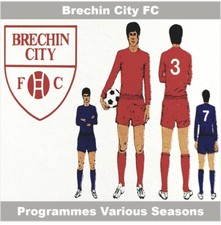 Programme Brechin City Football Club Glebe Park Home Game Programmes - Various