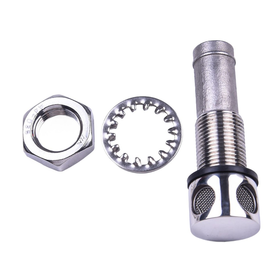316 Stainless Steel Flush Mount Fuel Gas Tank Vent for Boat Marine 16mm