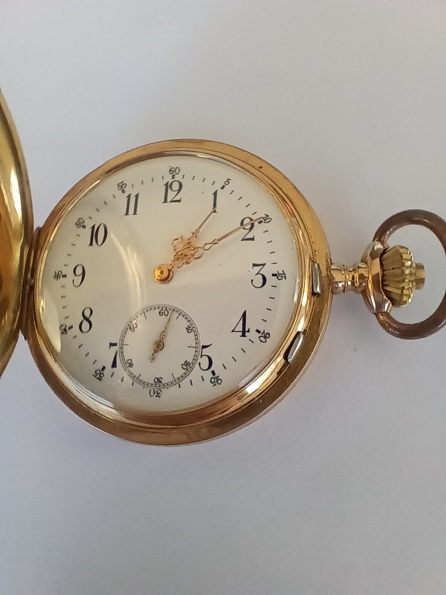 Oldthing Goldene Damen Taschenuhr Um 1900 GOLDENE TASCHENUHR UM