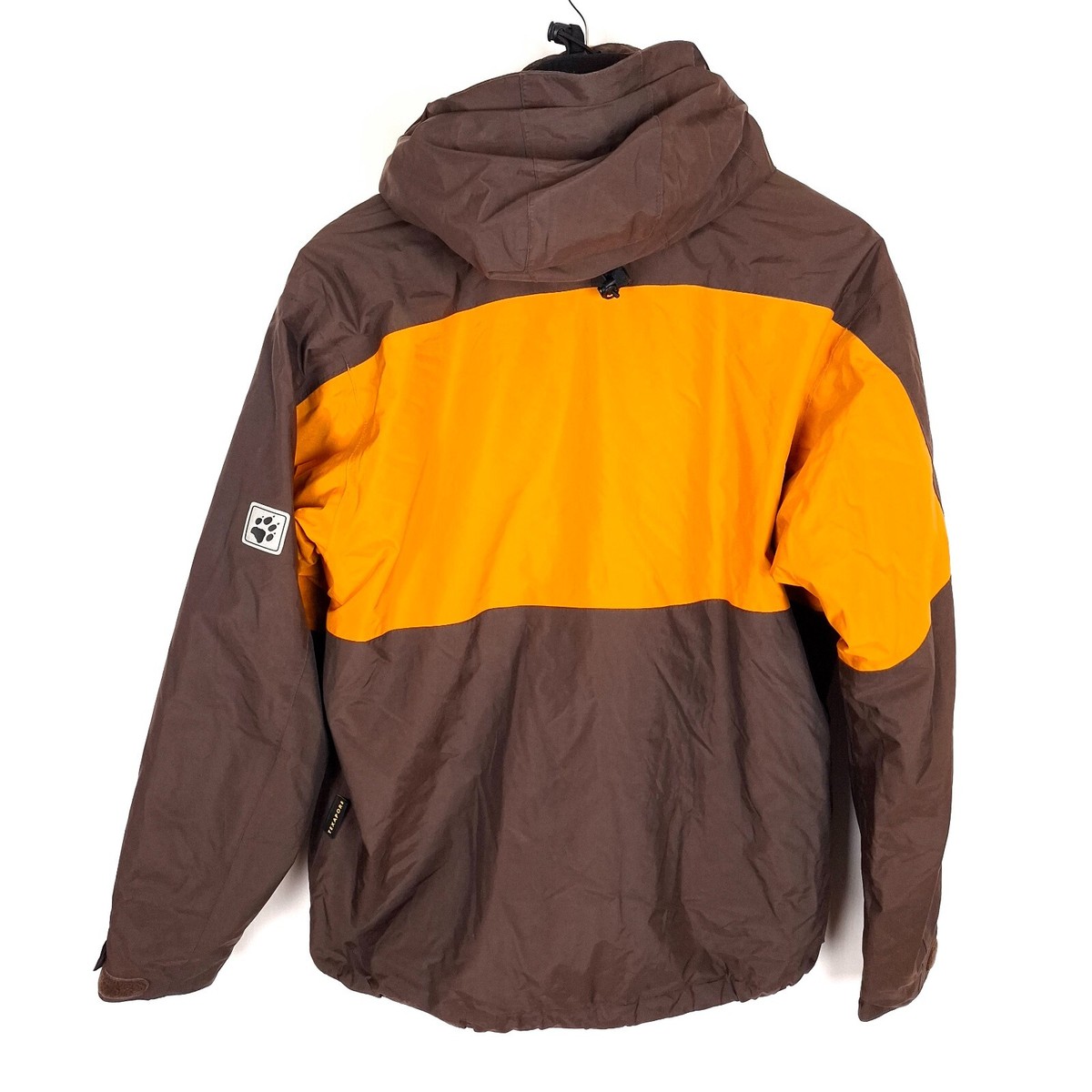 JACK WOLFSKIN Women Jacket Size S TEXAPORE Insulated Hooded Brown