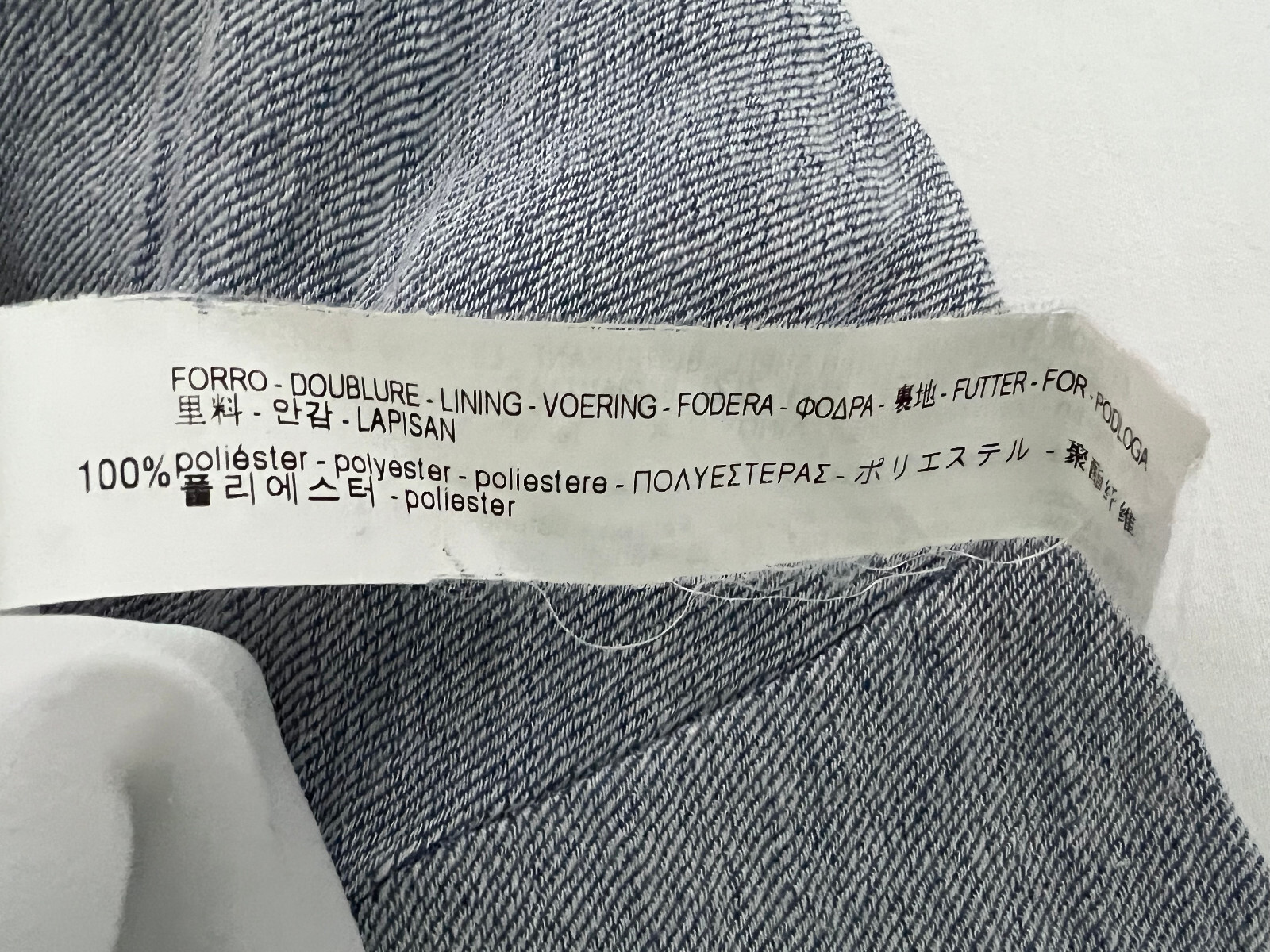 Zara Basic Outerwear Linen-Blend Jacket Coat Blue… - image 15