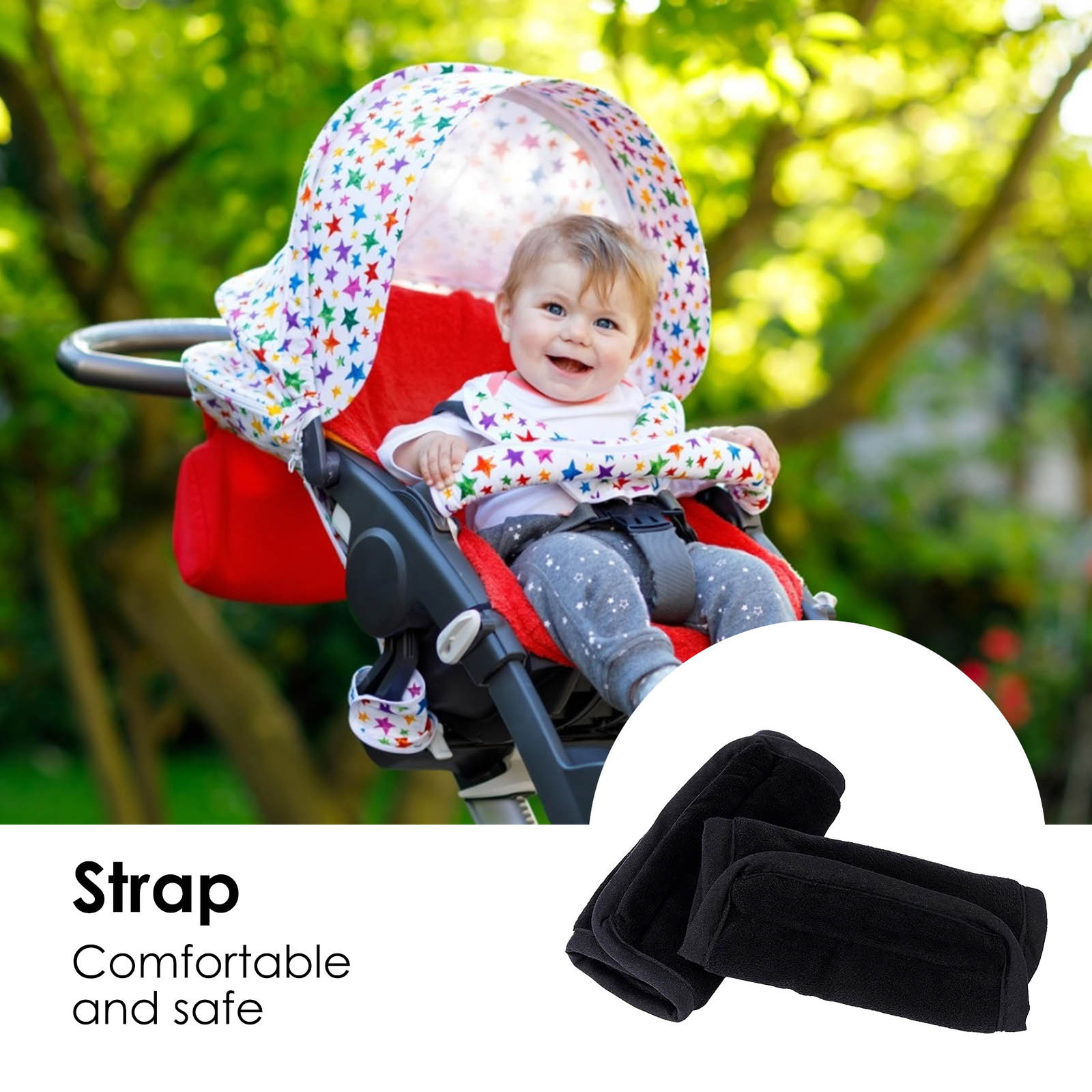 Car Seat Straps Shoulder Pads for Baby Kids All Car Seats/Pushchair