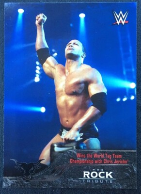 2016 WWE Heritage The Rock Tribute #21 Of 40  Wins The Tag Team Champio... 