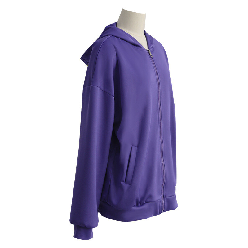 Cosplay Haikyu MSBY Kei Tsukishima Purple Jacket Sweatshirt