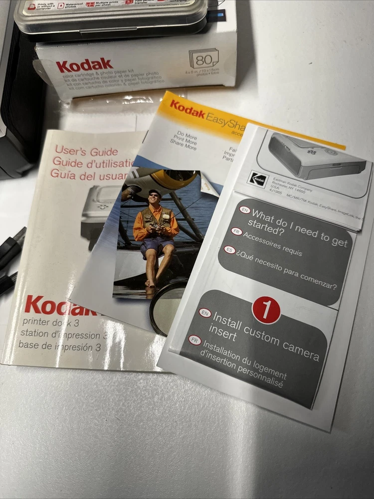 Photo Printer Kodak EasyShare Camera Dock Series 3 Paper Extra Color Kit