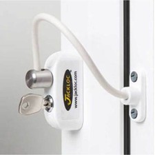 Jackloc Pro-5 Key Locking Window Restrictor White (JACKW)