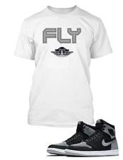 Graphic Sneaker FLY ONE Sport Tee Shirt To Match J1 High Shoe Pro Club Shaka T