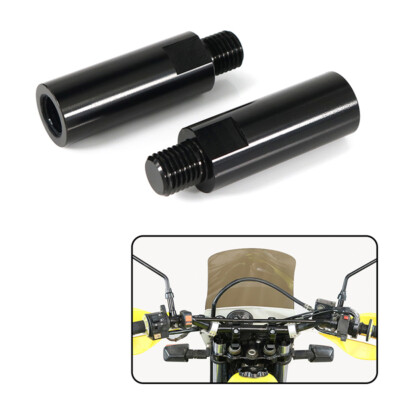 Mirror Adapter Mount Riser Extender Risers Universal Fit For M10X1.25 Motorcycle