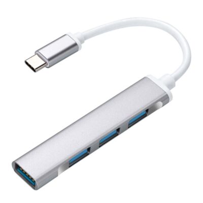 Type C to USB 3.0 Hub 4 Port Splitter Adapter For Mac Android Phone MacBook Pro