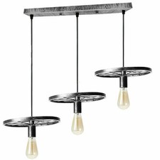 Image of Pendant Light Shade Suspended Industrial Retro Ceiling Lights Style Metal Lamp