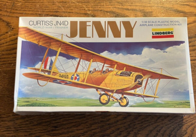 new, sealed, Lindberg 1/48 Curtiss JN4B Jenny