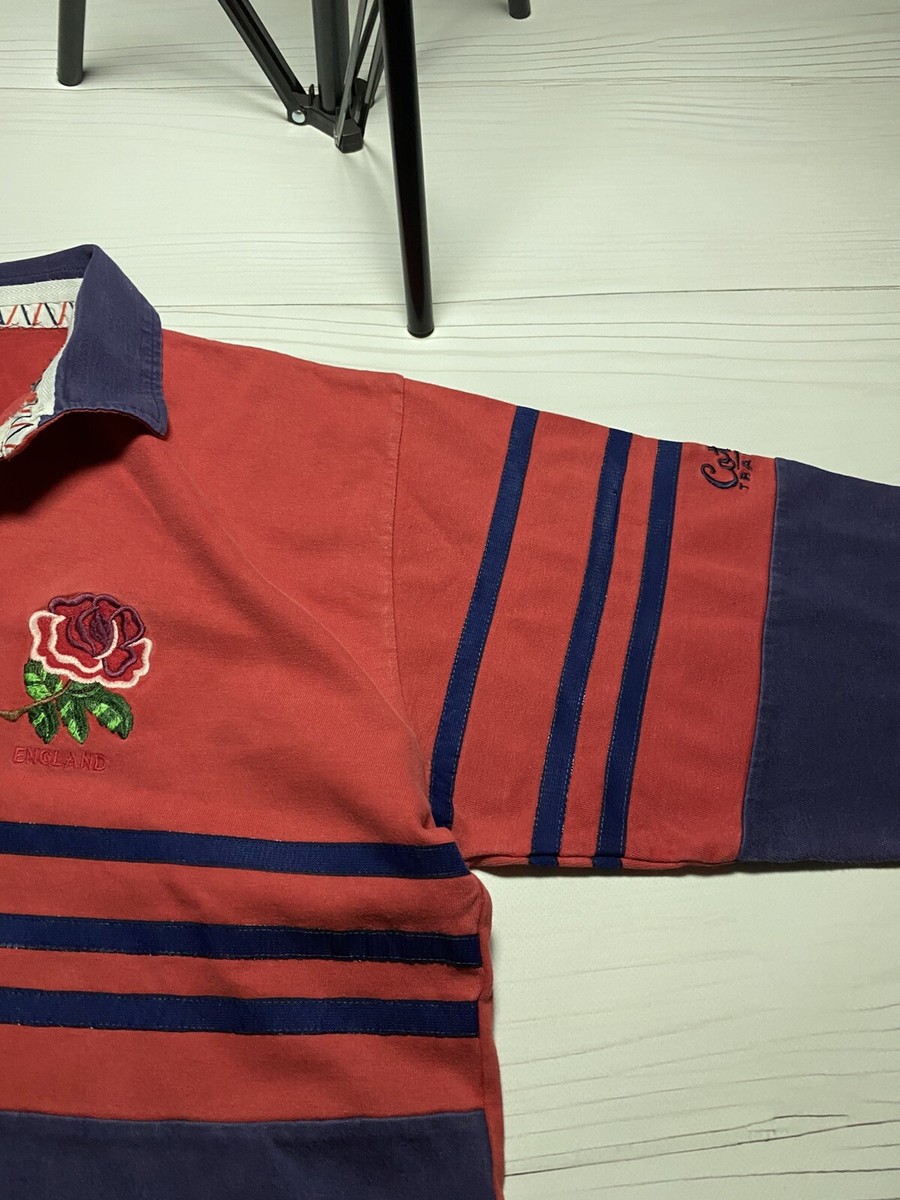 Maillot De Rugby Vintage Angleterre Cotton Traders – Années 90, Manches Longues, Taille XL