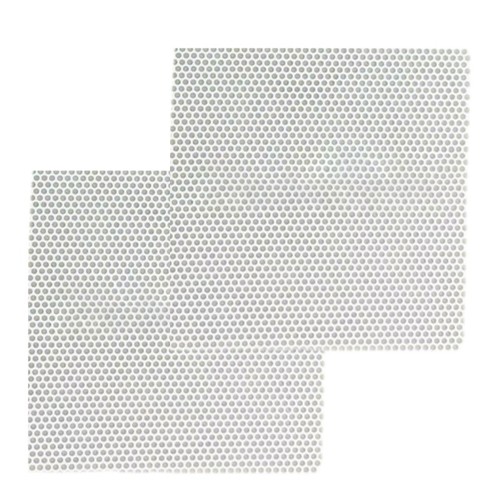 White PVC Mesh Dustproof Fan Filter Grills for Computer and Electrical Cooling - Afbeelding 5 van 9