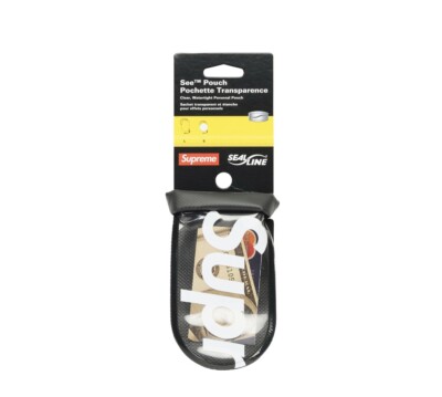 Supreme SealLine See™ Pouch Black Small SS18 100% Authentic | eBay