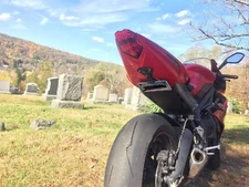 Fender Eliminator Front Facing Triumph Daytona 675 Street Triple R RX Black P/L