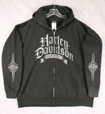 Chaqueta con capucha Harley Davison para hombre talla XL Chilkoot Skagway Alaska RK Stratham