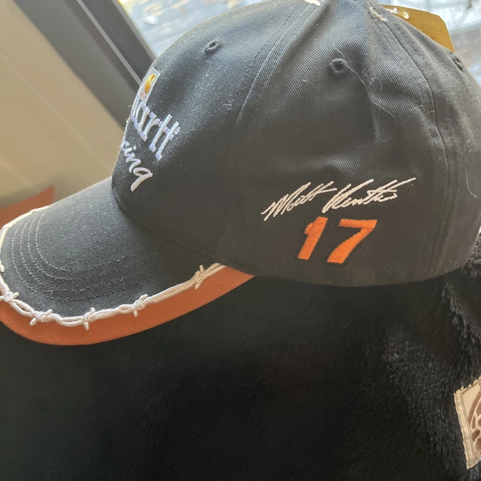NASCAR CARHARTT racing Matt Kenseth Barbedwire #17 Hat New With Tags - Image 3 of 4