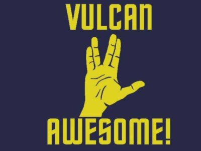 Brand New VULCAN AWESOME TSHIRT Mens Womens Kids STAR TREK SM-3XL