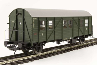 Lenz 41140-06 Bauzugwagen MCi, DB, Ep.4, RAL6020, Spur 0