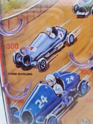 2000 Schylling Toys Company Speedway Racing Themed Plastic 10 inch Pinball Game - Picture 4 of 10