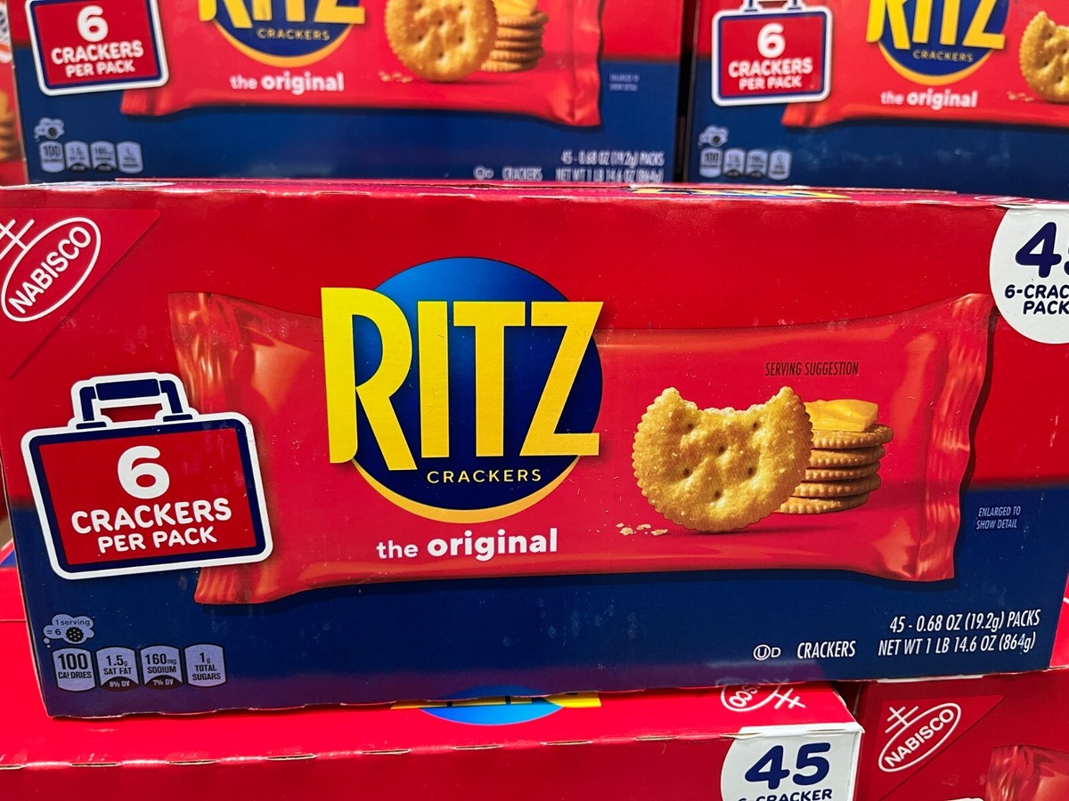 RITZ Original Crackers Snack size 6 crackers per pack 45ct | eBay