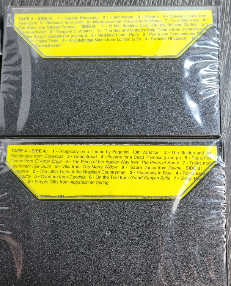 250 Years of Great Music 4 Cassette Set - Reader's Digest - New Sealed Foto 4 de 4