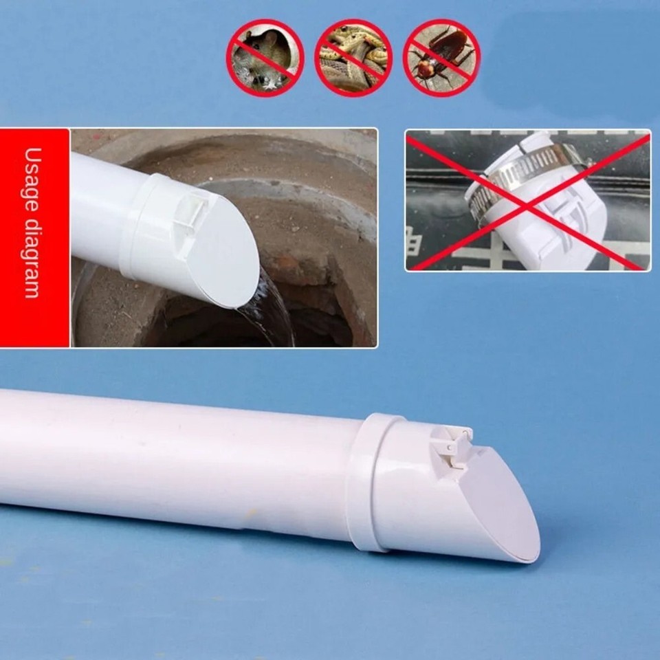 High Capacity PVC Drainage Pipe Floor Drains Auto Closing Large