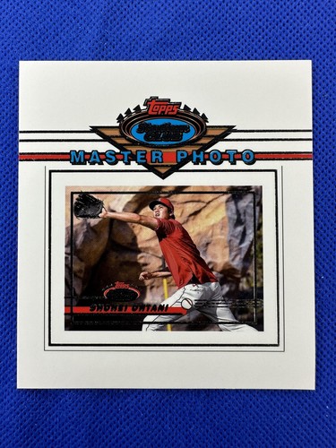 2022 #1 Shohei Ohtani Topps Stadium Club Baseball Master Photo LosAngeles Angels