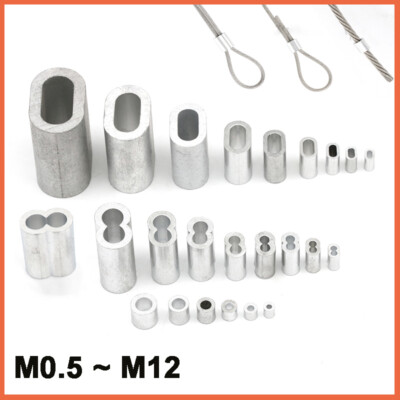Seilklemmen Seilverbinder Pressklemmen Drahtseilklemmen Seilabhängung Aluminium