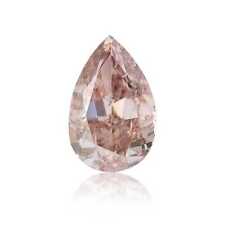 0.34 Ct Natural Fancy Color Pink Diamond Pear GIA Certified Rare Jewelry 3334.50 per carat