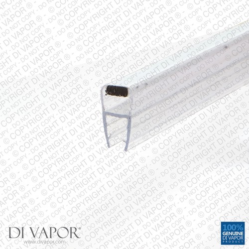 Di Vapor (R) Shower Door Seal 46mm/8mm/10mm Glass 85cm/2m