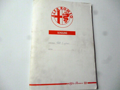 Schulungsunterlage Alfa Romeo - Alfa 164 Super