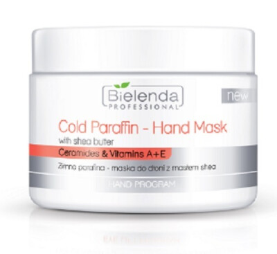 Bielenda kalte Paraffin Handmaske Sheabutter Ceramide & Vitamine A+E 150g