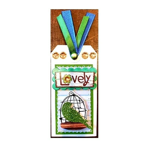 Página de álbum de recortes prefabricado cosido/juego de etiquetas cosidas: Freedom Foto 2 de 3