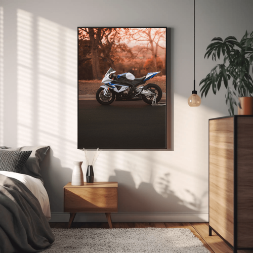 BMW Inspired S1000RR HP4 Motorcycle Art Print Elevate Your Space with Style - Picture 5 of 12