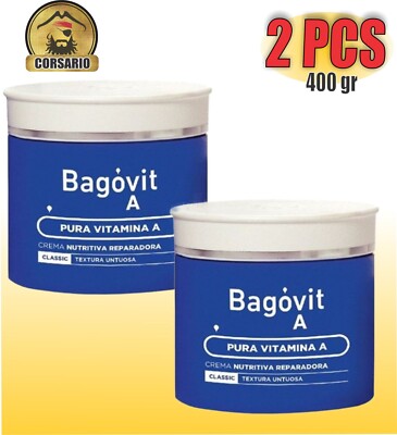 Bagovit A Classic Hypoallergenic Nourishing Cream X 400grs- 2 PCS
