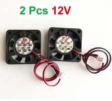2pcs BRUSHLESS DC 5V 12V 24V 40mm Cooling Computer Fan 4010 40x40x10mm DC 2-Pin