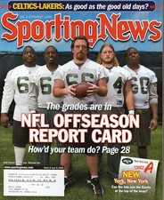 Alan Faneca New York Jets 2008 Sporting News Magazine