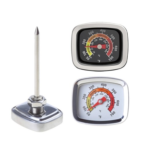 BBQ Thermometer Gauges Double Display Temperature Barbecue Charcoal Grill Smoker