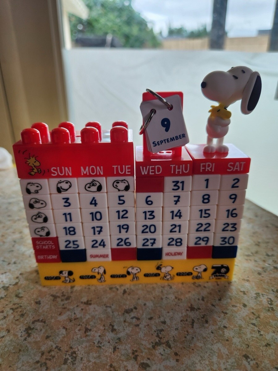 Snoopy Ten Thousand Years Block Calendar | eBay