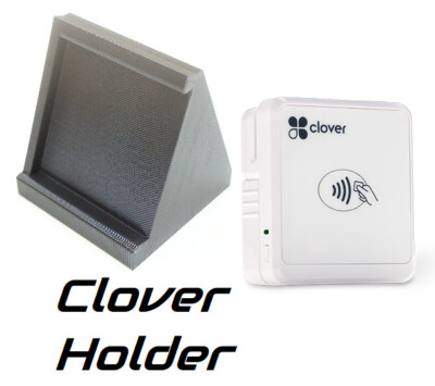 Angled Desk Stand Kiosk Mount for Clover Square Gen1 Credit Card
