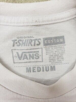 国内配送 VANS CHCKET FLAGS TEE WHITE Mens Vans Graphic Tee Front Pocket White American Flag