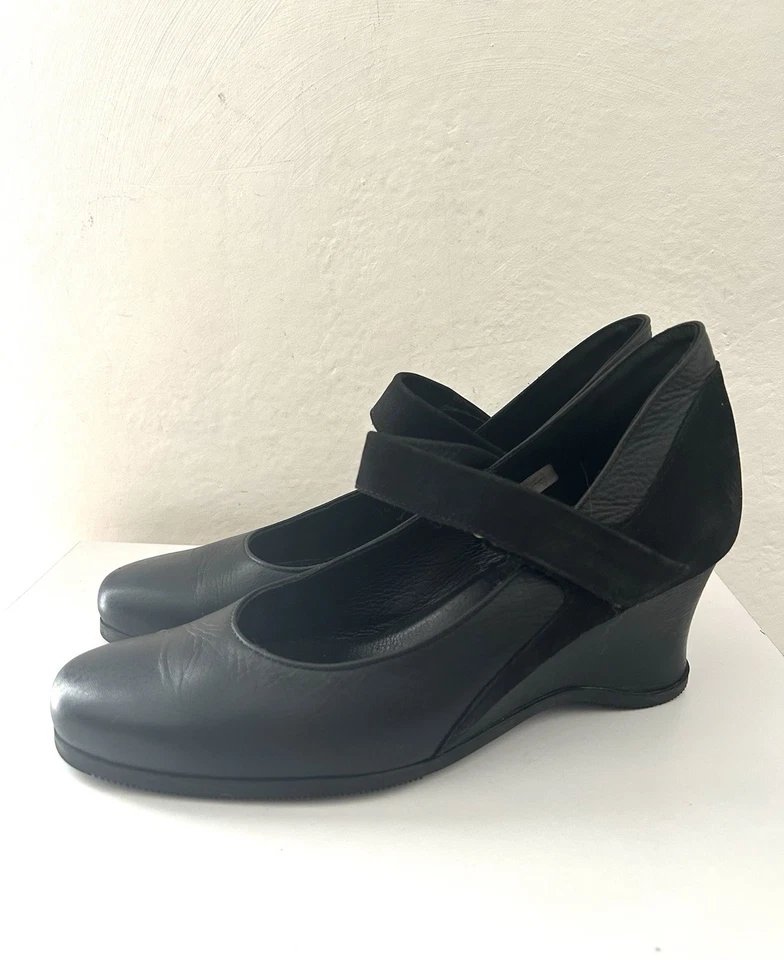 Chaussures à Talon compensé "ARCHE" Noire – P 40 - Photo 2/4
