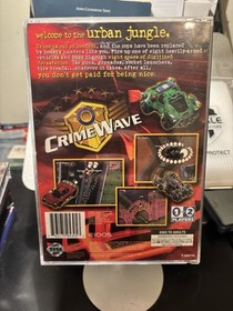 Crimewave Sega Saturn 1997 Video Game Complete with Registration Card - MINT