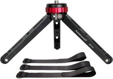 Koolehaoda Mini Tripod Portable Desktop Tabletop Tripod Stand CNC Aluminum Alloy