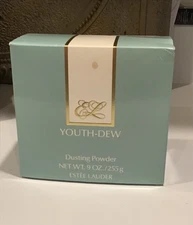 Estee Lauder Youth Dew For Women Dusting Powder Box 9 OZ With PUFF