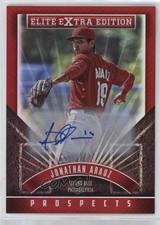 2015 Panini Elite Extra Edition Prospects Auto Jonathan Arauz #189 Auto 02vq