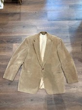 Vintage Brooks Brothers Tan Corduroy Sport Coat/Blazer (Made in USA) 42R